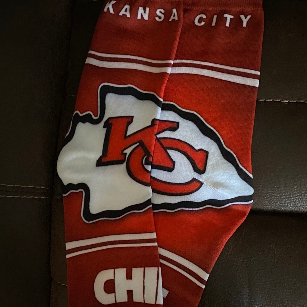 Kansas City Chiefs Red Men’s Crew Socks